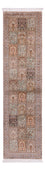 Läufer Seiden - Kaschmir Seide - 304 x 79 cm - dunkelbeige