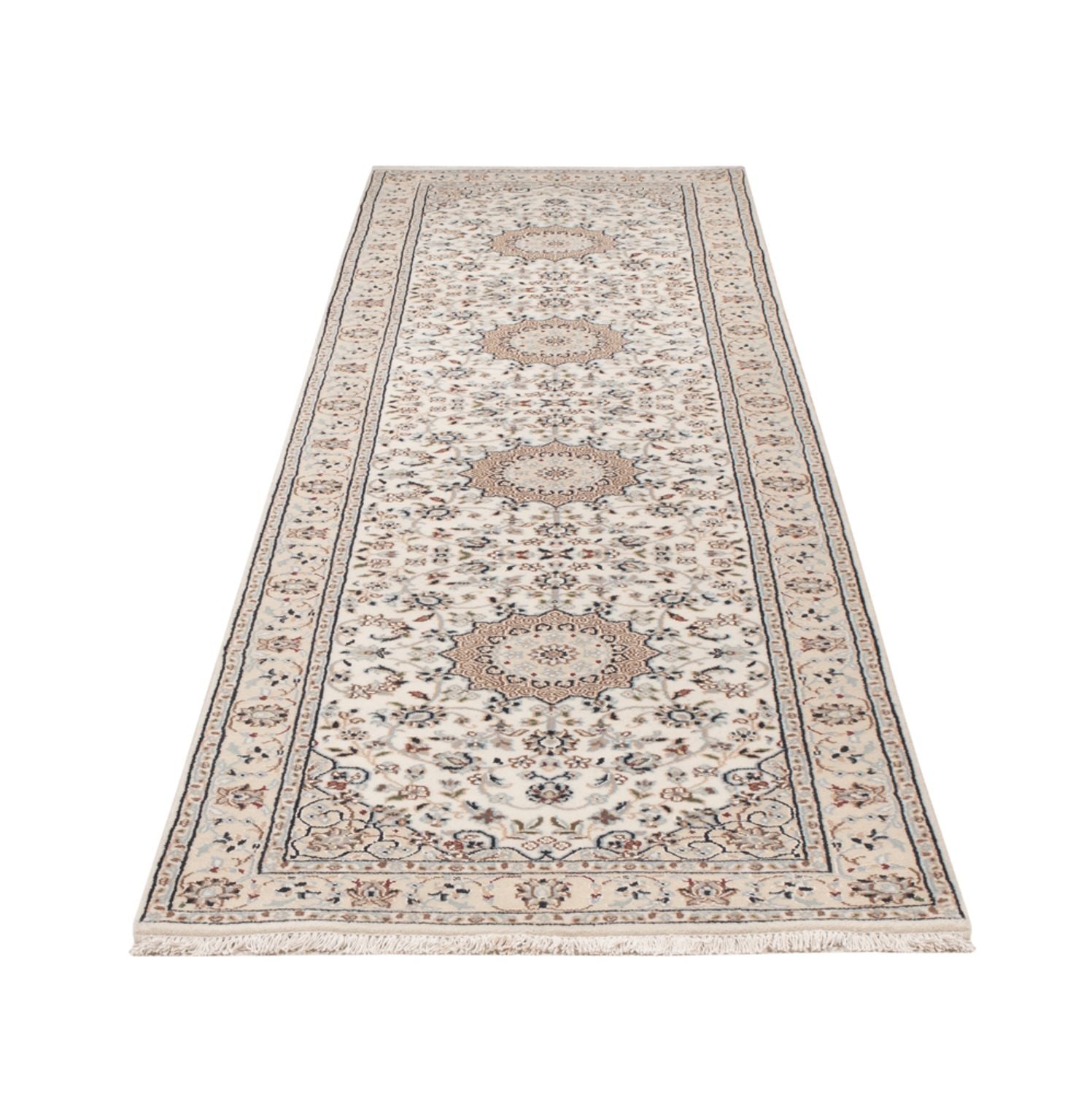 Läufer Orient - Nain - Indus - 307 x 80 cm - beige