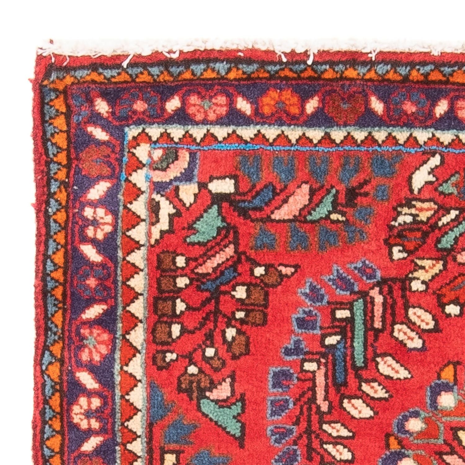 Perserteppich - Nomadic - 81 x 63 cm - rot
