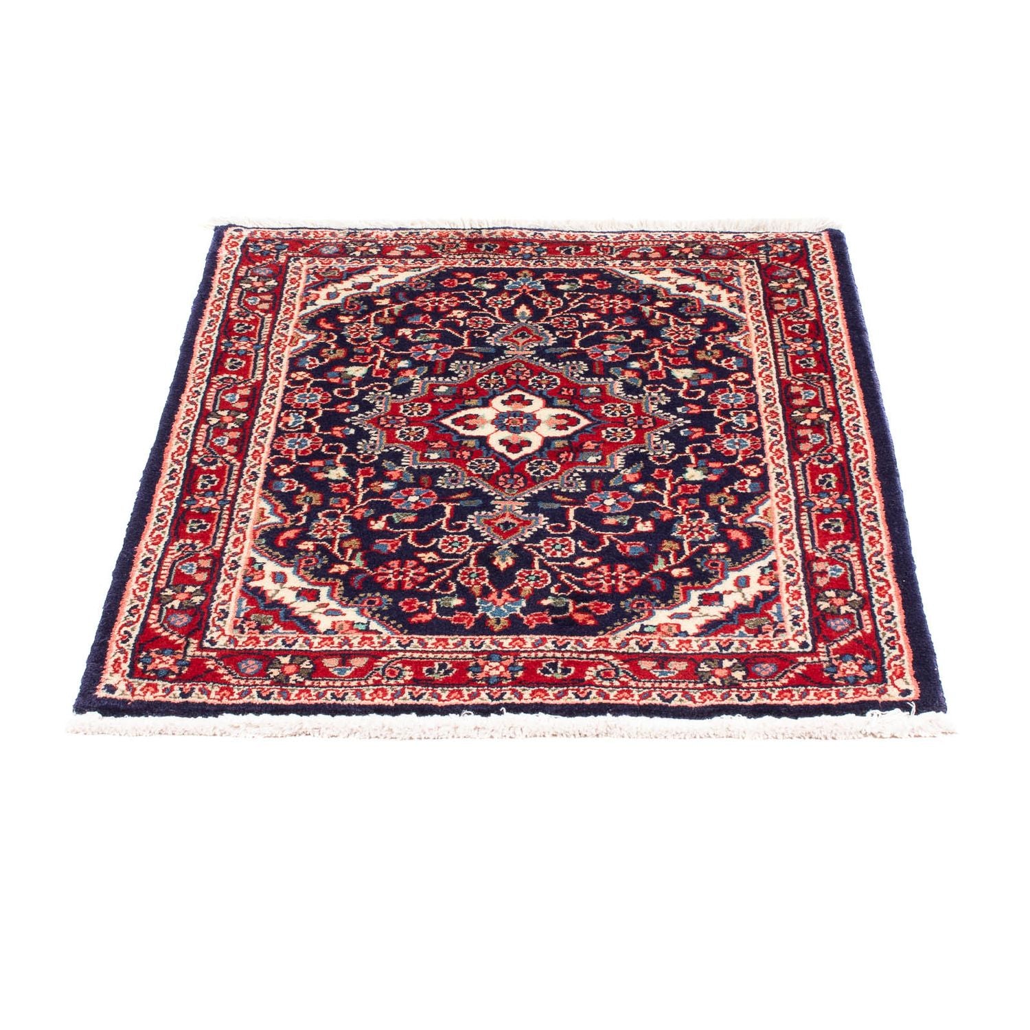 Perserteppich - Nomadic - 88 x 69 cm - dunkelblau