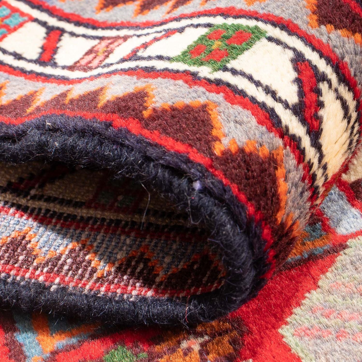 Perserteppich - Nomadic - 98 x 64 cm - rot