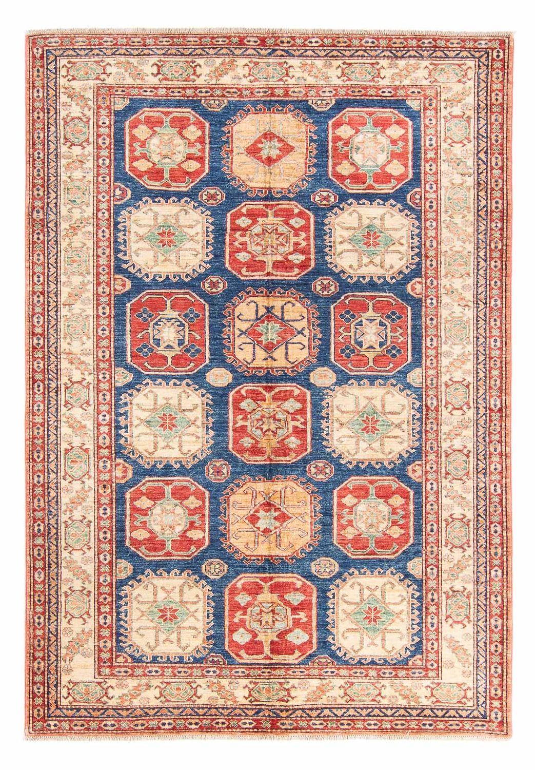 Ziegler Teppich - Bachtiari - 215 x 146 cm - dunkelblau