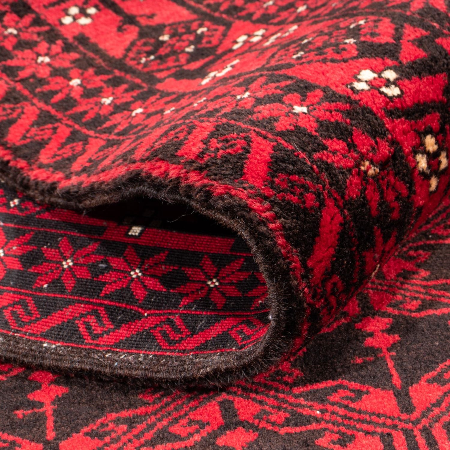 Belutsch Teppich - 220 x 120 cm - dunkelblau