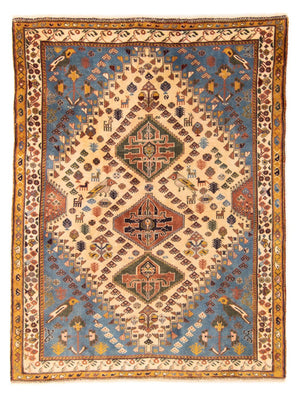 Perserteppich - Nomadic - 158 x 120 cm - blau