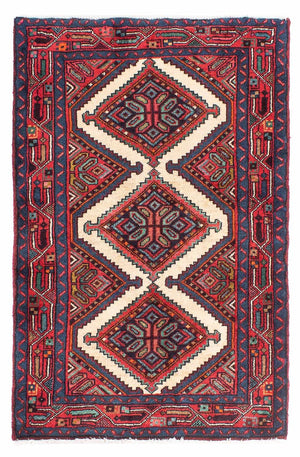 Perserteppich - Nomadic - 116 x 76 cm - mehrfarbig