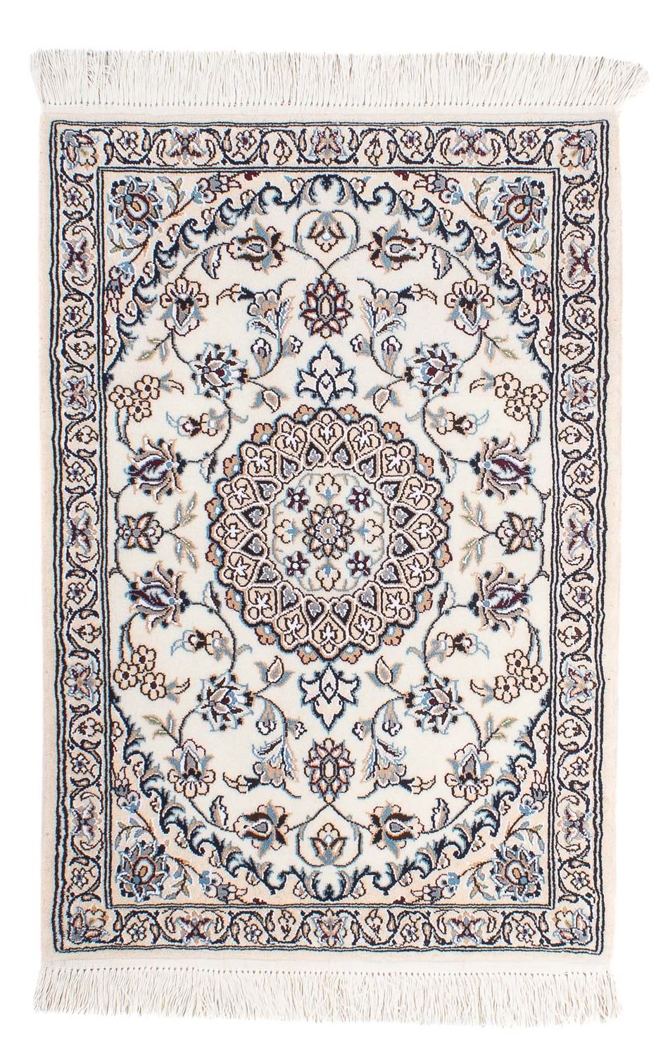 Perserteppich - Nain - Premium - 95 x 63 cm - beige