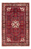 Perserteppich - Nomadic - 128 x 82 cm - dunkelrot