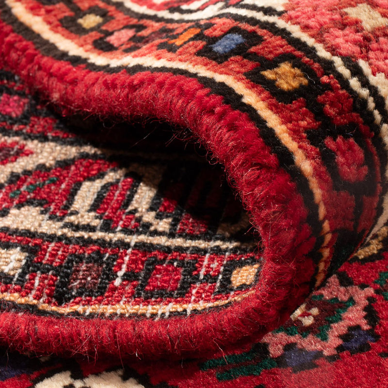 Perserteppich - Nomadic - 128 x 82 cm - dunkelrot