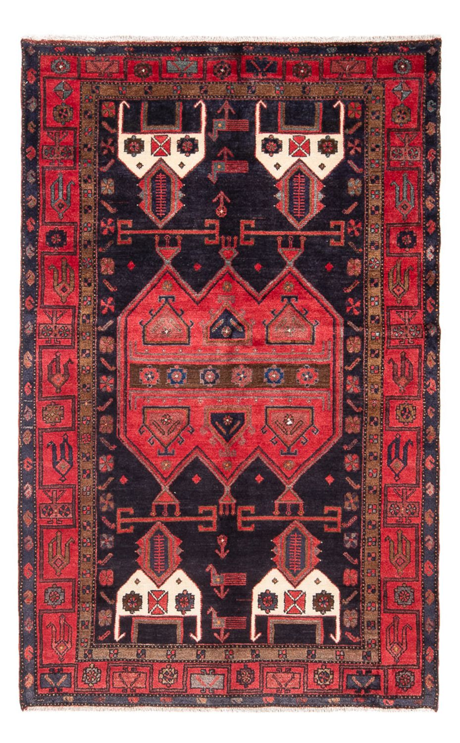 Perserteppich - Nomadic - 225 x 144 cm - dunkelblau