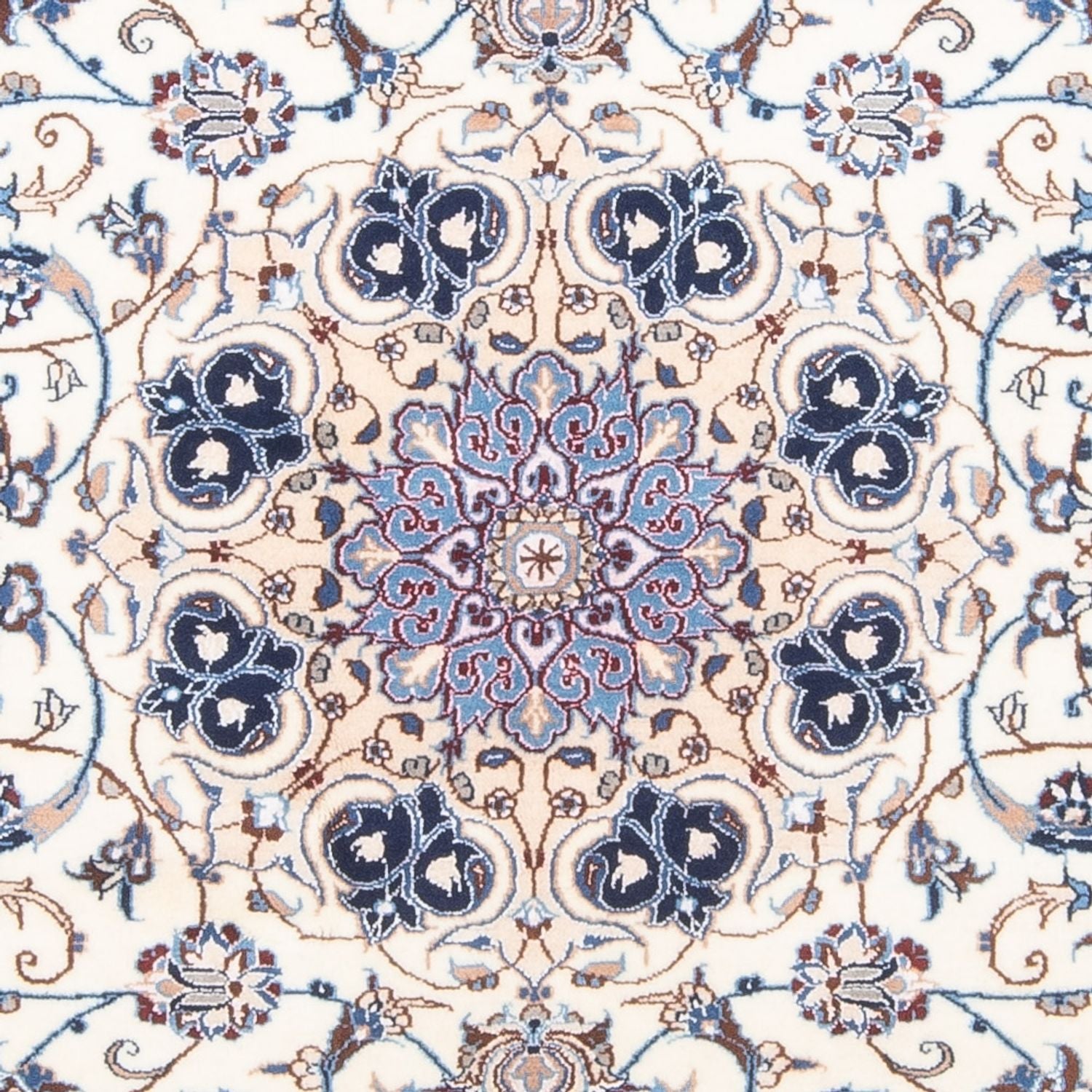 Perserteppich - Nain - Royal - 197 x 130 cm - creme