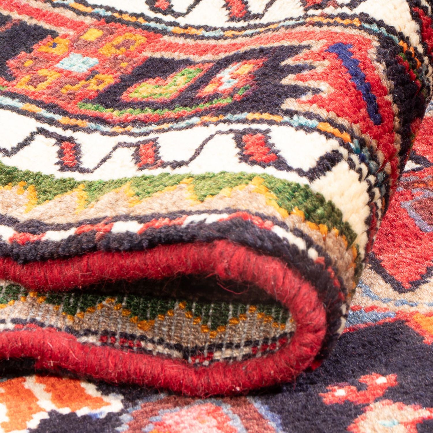 Perserteppich - Nomadic - 184 x 117 cm - rot