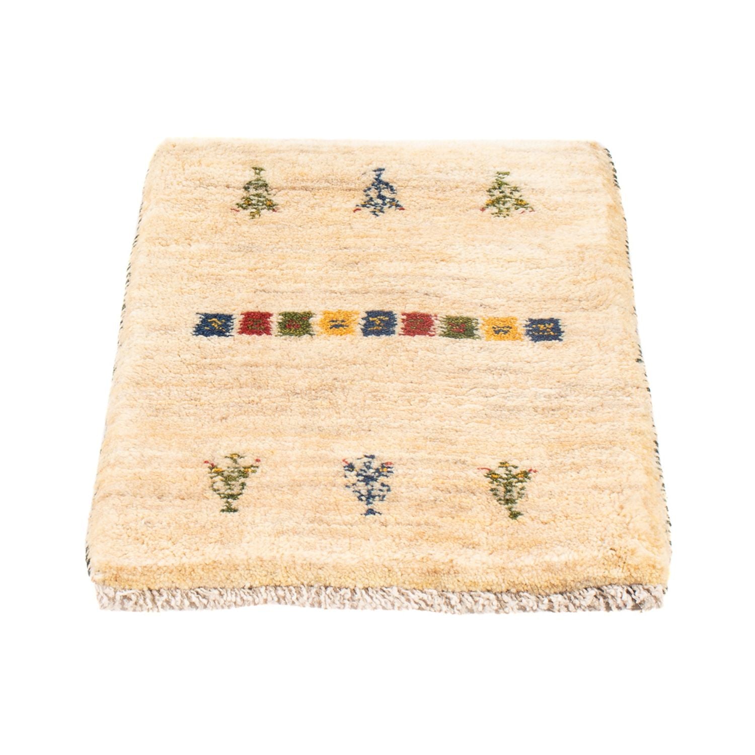 Gabbeh Teppich - Perser - 60 x 40 cm - mehrfarbig