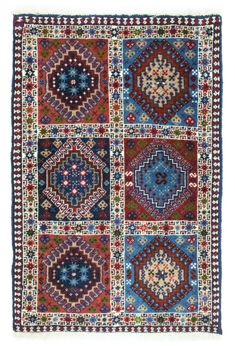 Perserteppich - Nomadic 90 x 60 cm - mehrfarbig