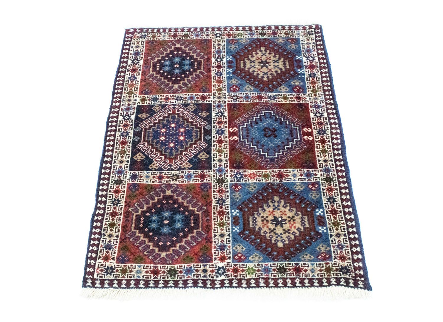 Perserteppich - Nomadic 90 x 60 cm - mehrfarbig