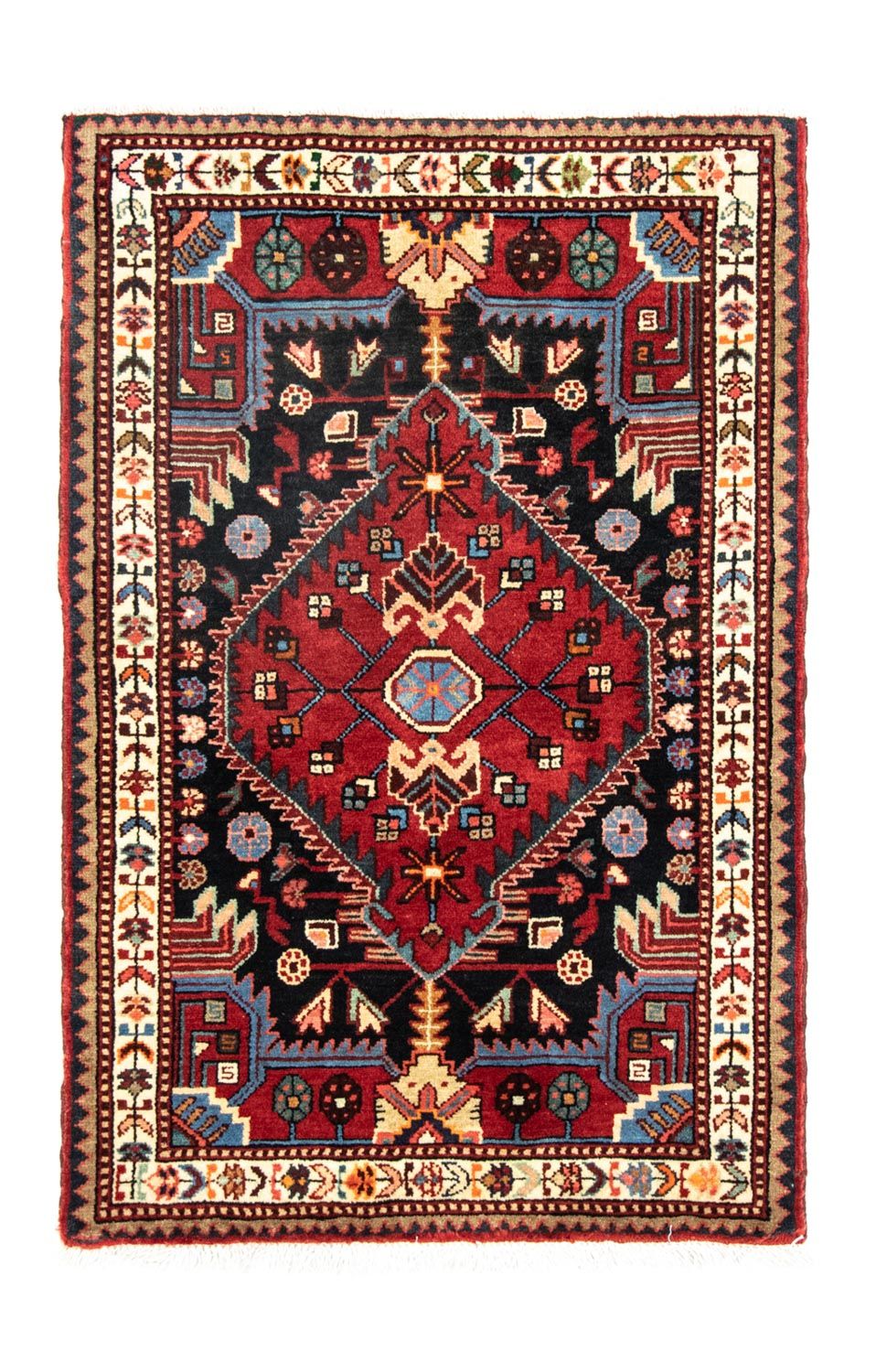 Perserteppich - Nomadic 125 x 75 cm - blau