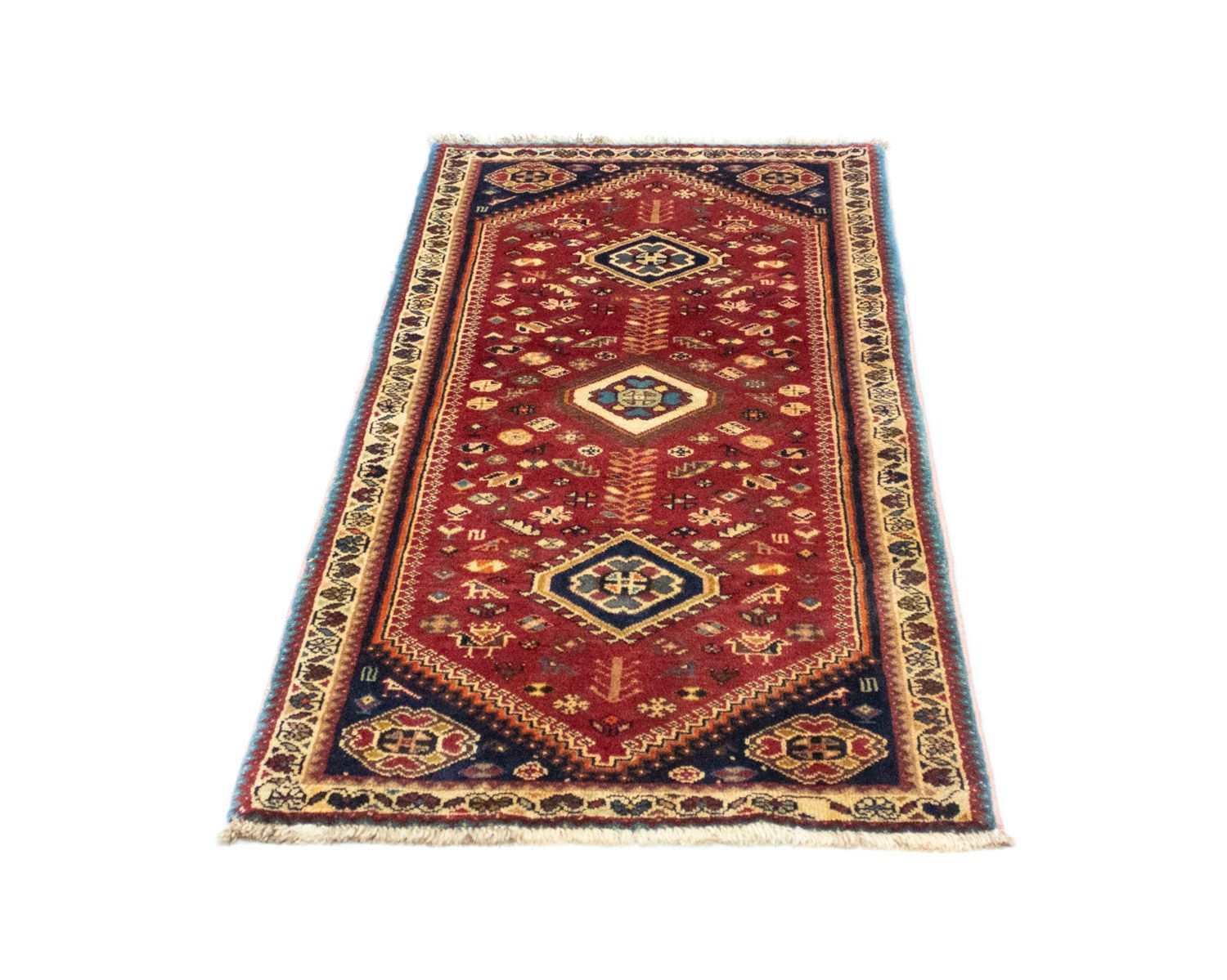 Perserteppich - Nomadic 148 x 73 cm - rot