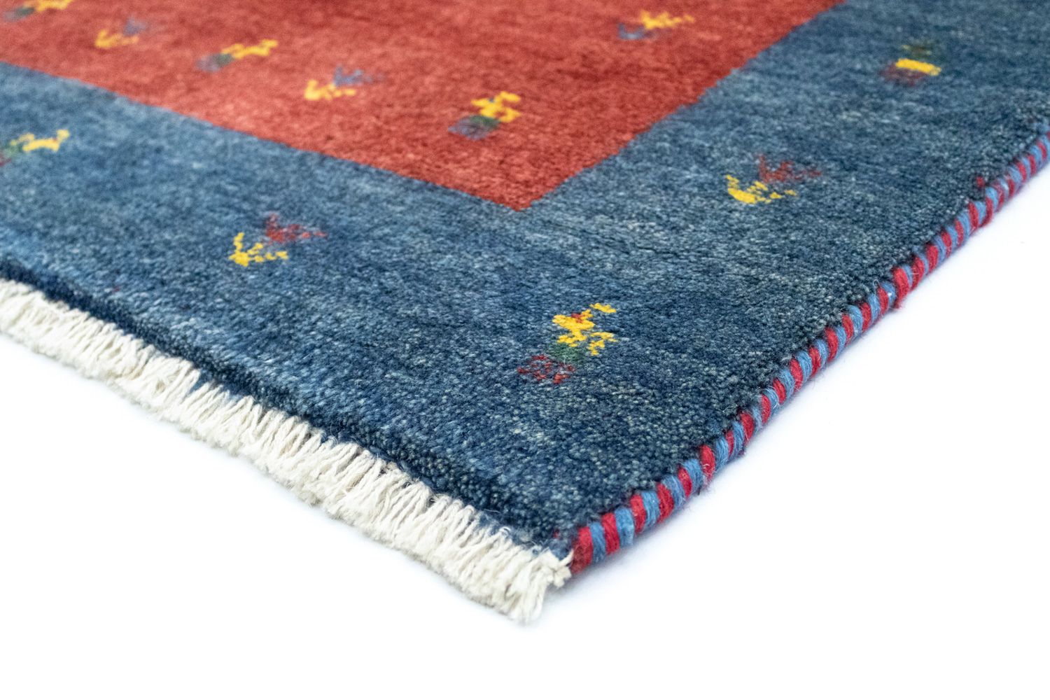 Gabbeh Teppich - Kaschkuli Perser 125 x 84 cm - rost
