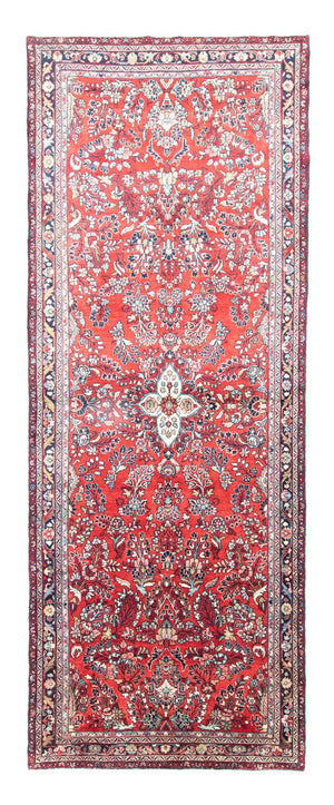 Perserteppich - Nomadic 405 x 150 cm - rot