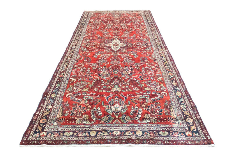 Perserteppich - Nomadic 405 x 150 cm - rot
