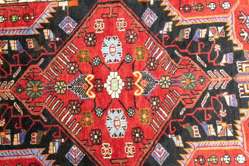 Perserteppich - Nomadic 155 x 108 cm - rot
