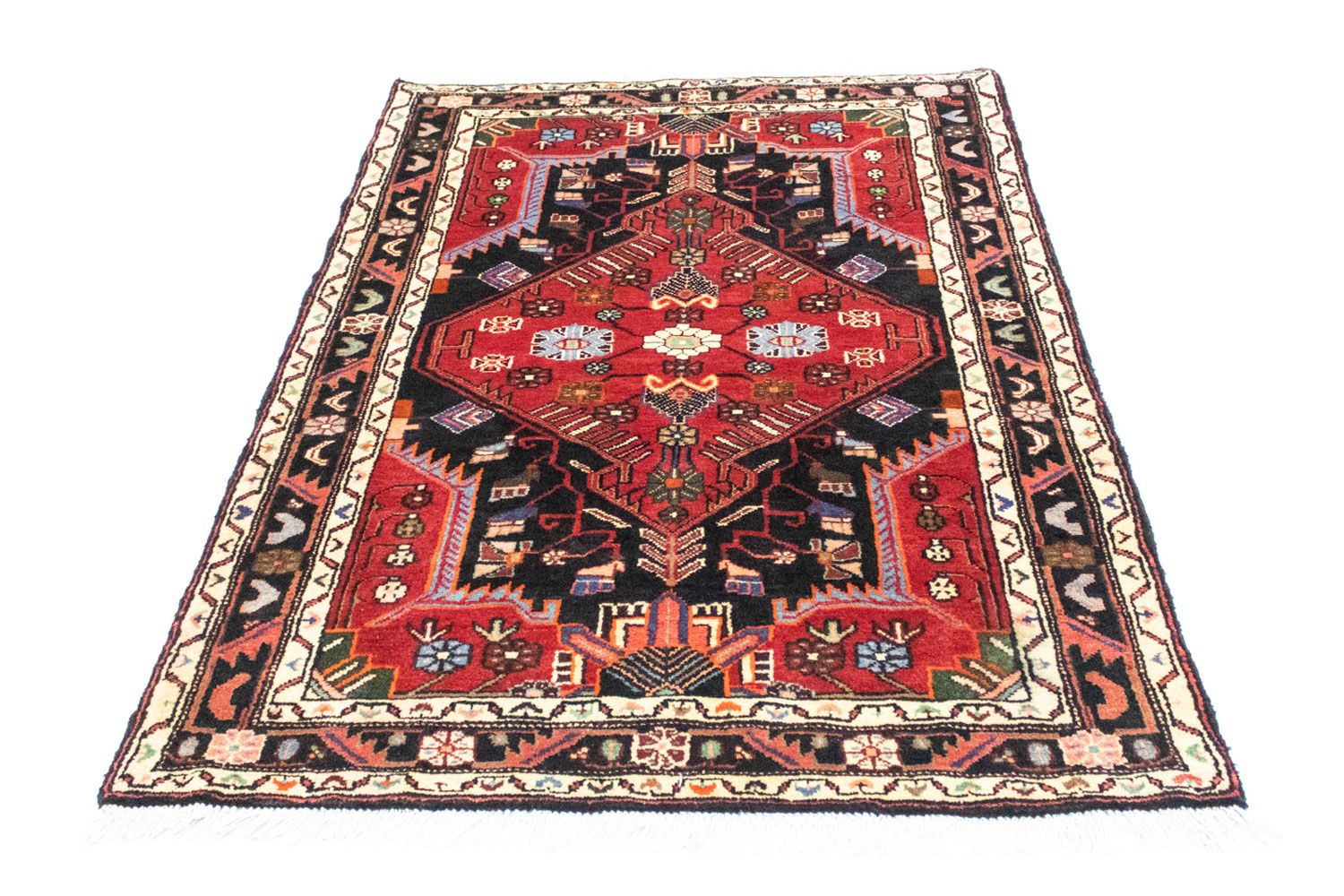 Perserteppich - Nomadic 155 x 108 cm - rot