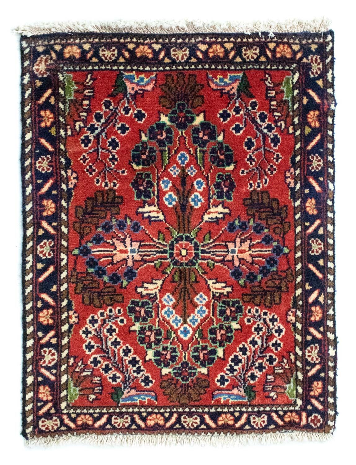 Perserteppich - Nomadic 60 x 50 cm - rot