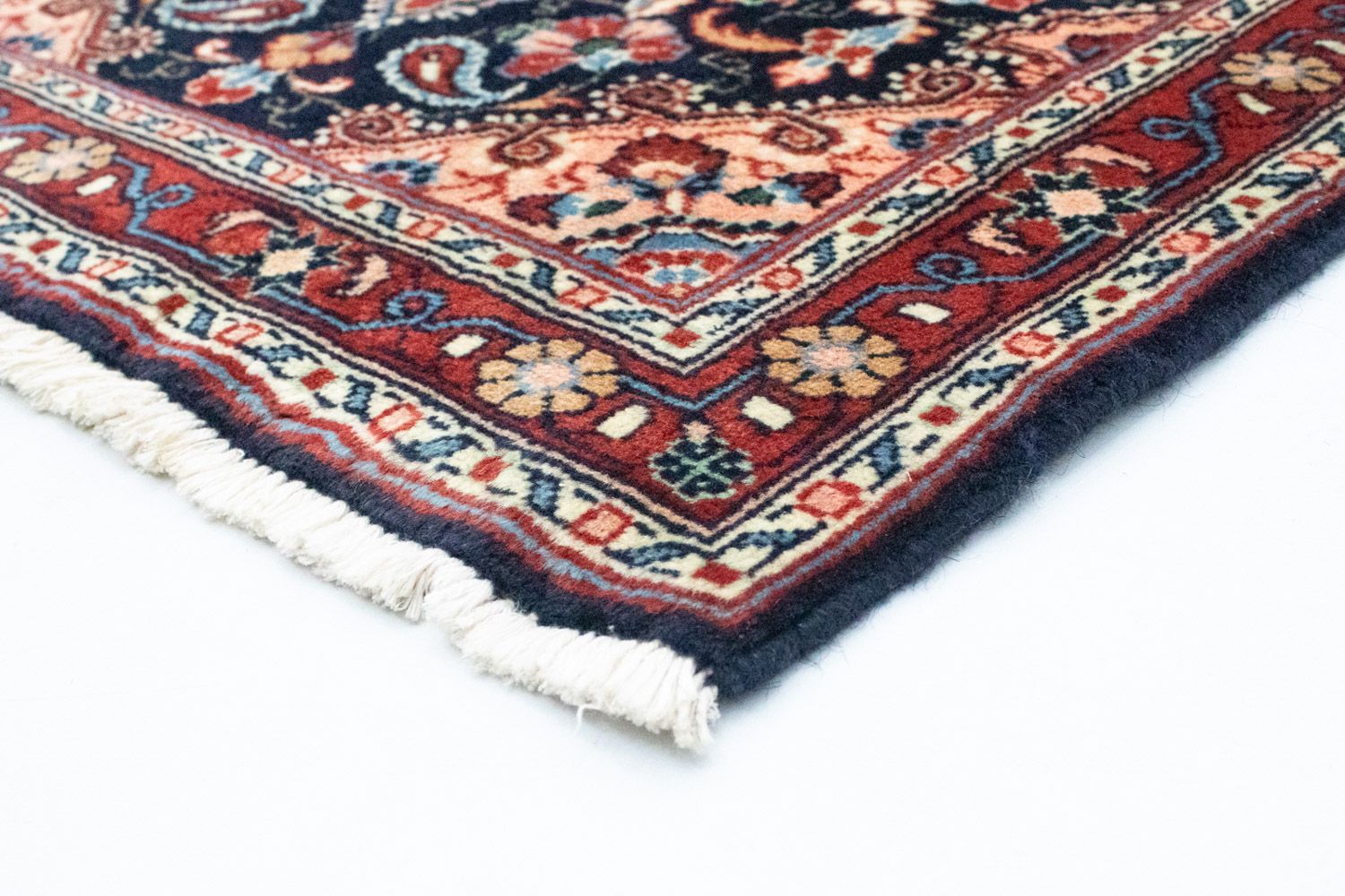 Perserteppich - Bidjar 90 x 73 cm - blau
