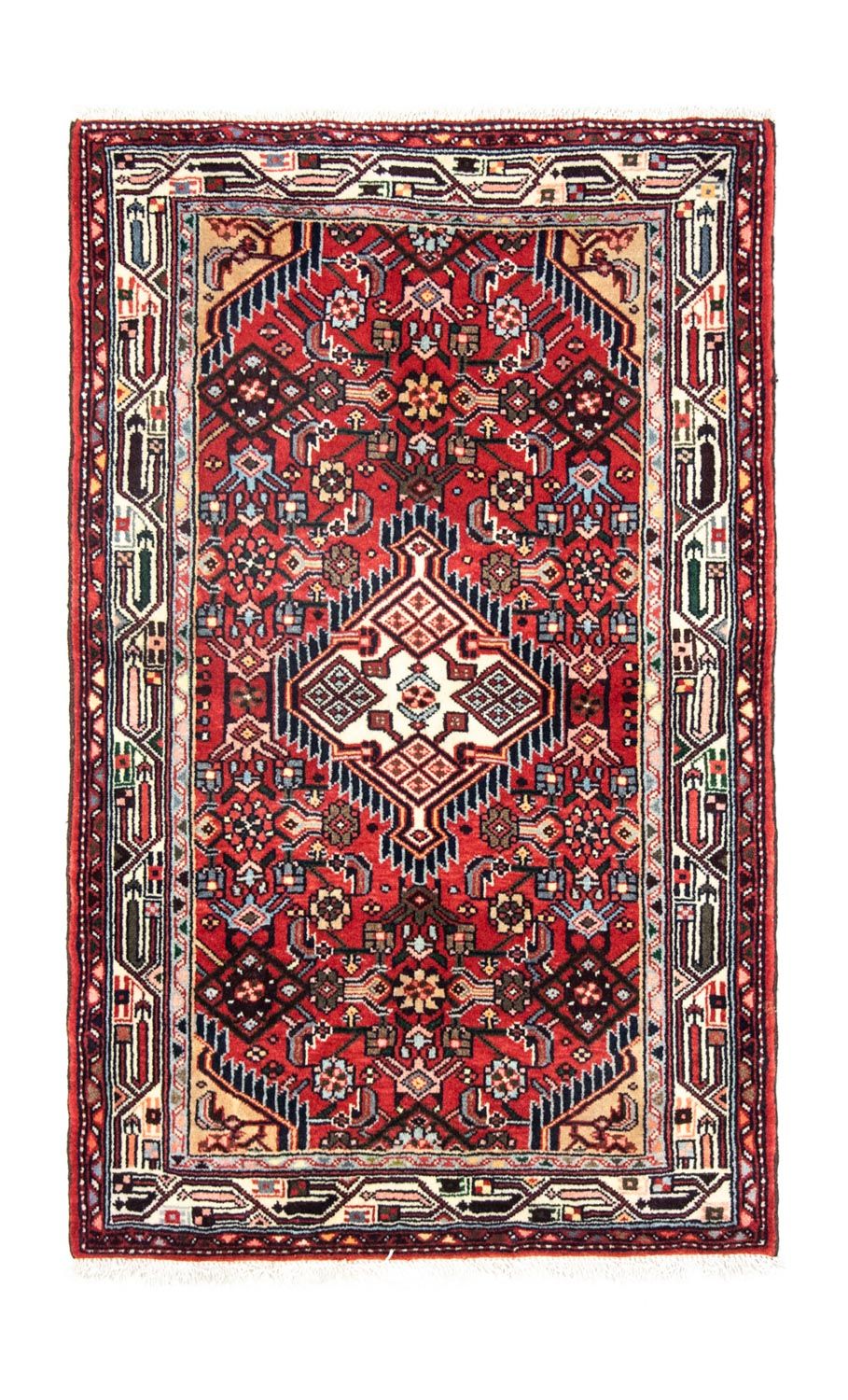 Perserteppich - Nomadic 118 x 80 cm - rot