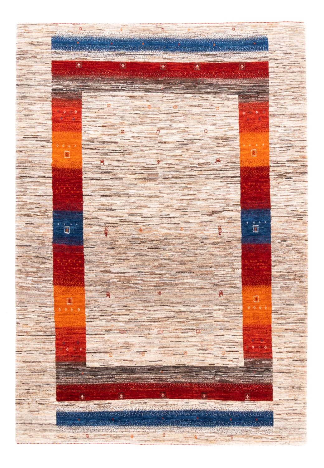 Gabbeh Teppich - Loribaft Perser - 237 x 165 cm - mehrfarbig