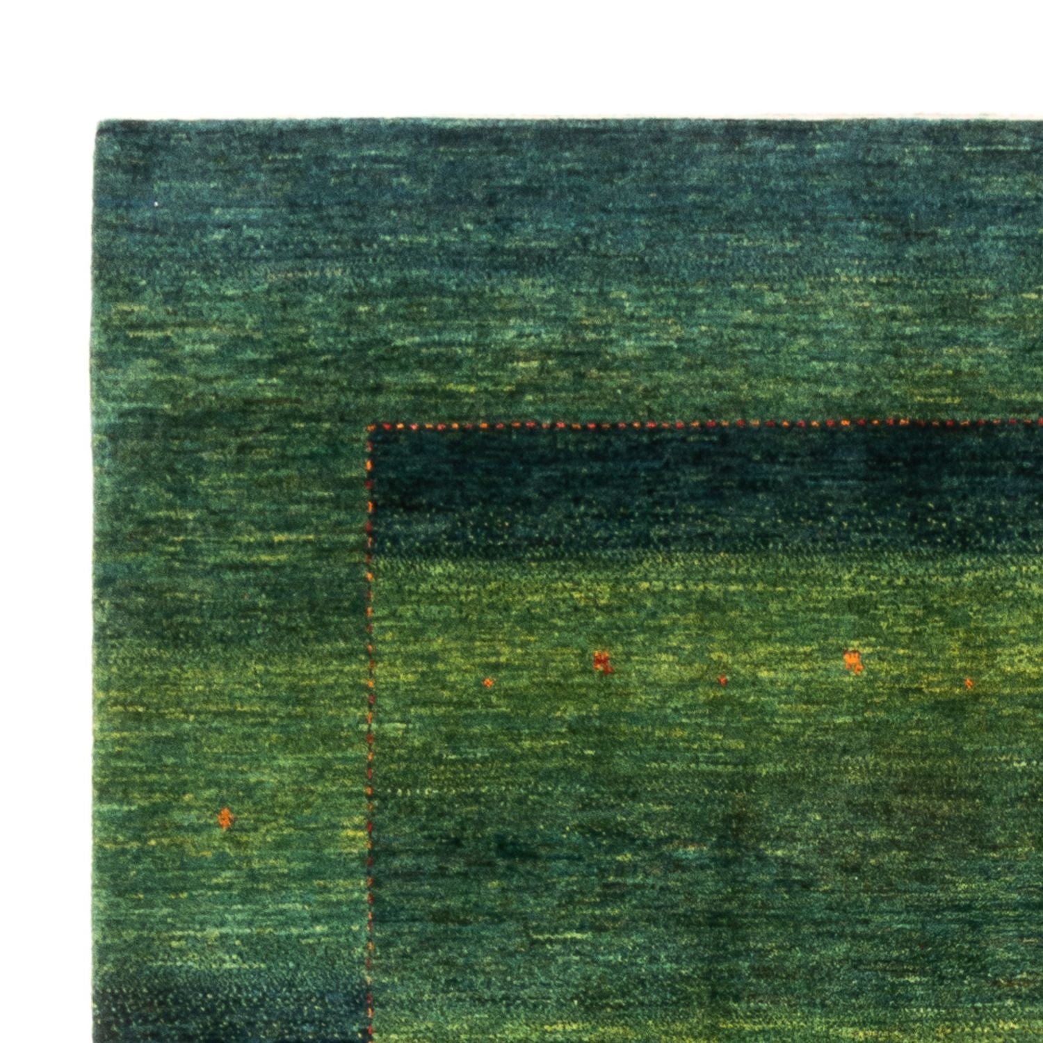 Gabbeh Teppich - Loribaft Perser - 244 x 172 cm - grün