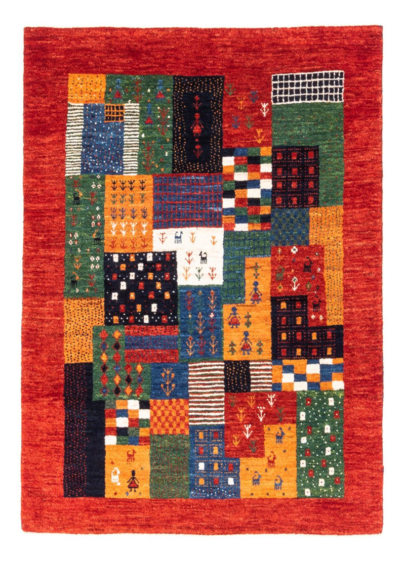 Gabbeh Teppich - Loribaft Perser - Royal - 118 x 84 cm - mehrfarbig
