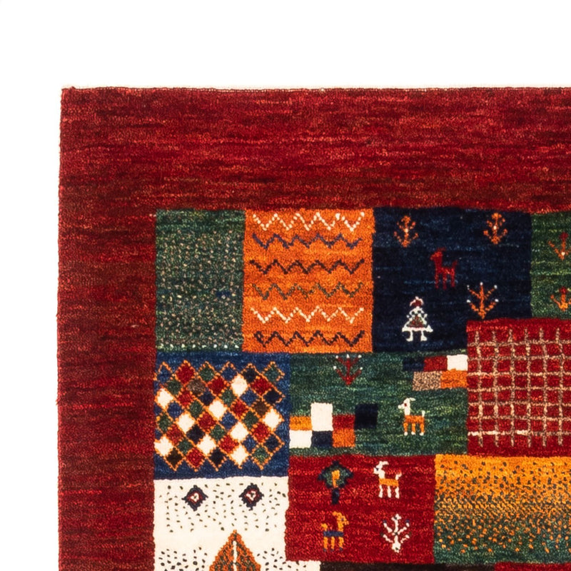 Gabbeh Teppich - Loribaft Perser - Royal - 130 x 92 cm - mehrfarbig