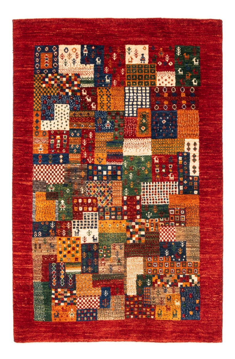 Gabbeh Teppich - Loribaft Perser - Royal - 134 x 90 cm - mehrfarbig