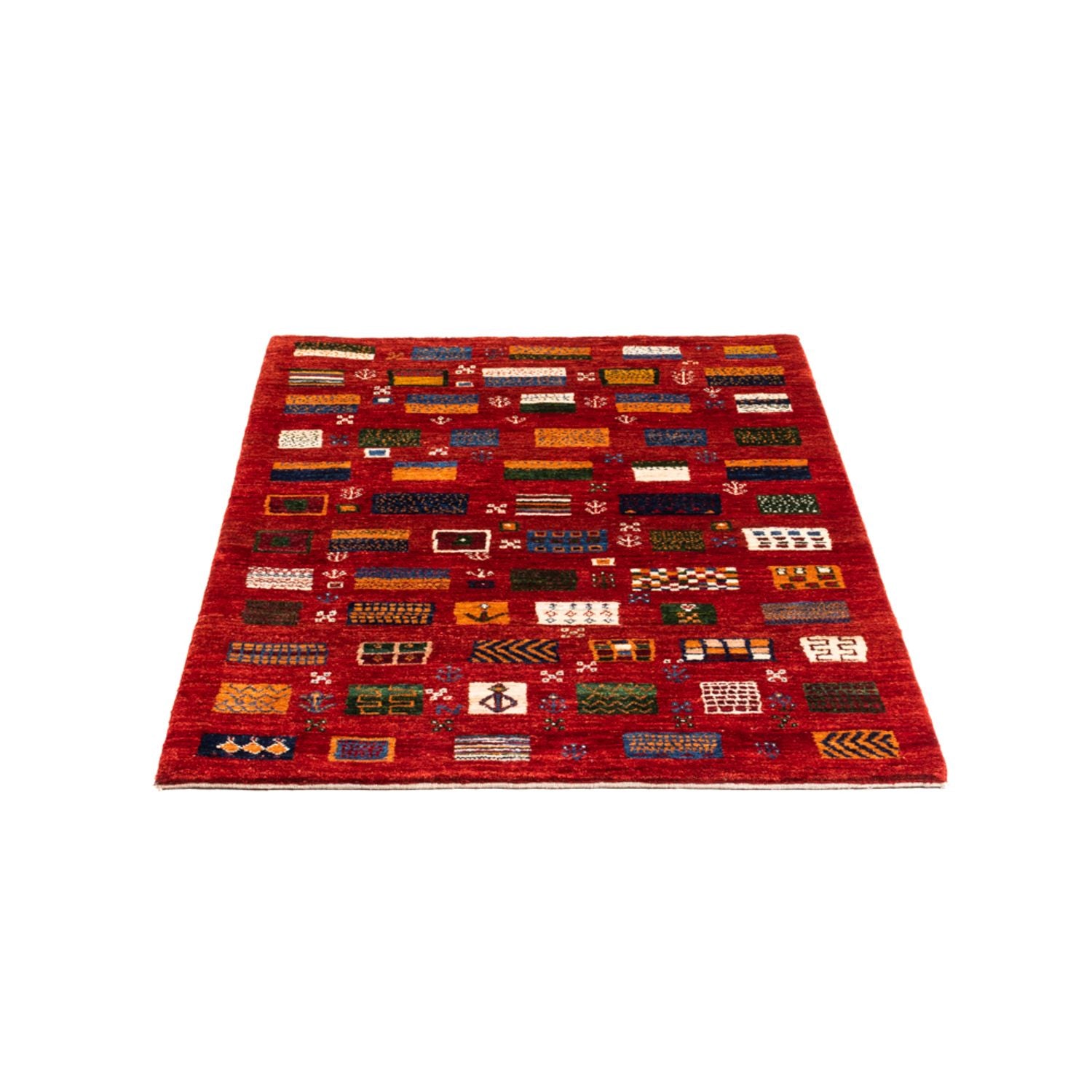 Gabbeh Teppich - Loribaft Perser - Royal - 126 x 84 cm - mehrfarbig