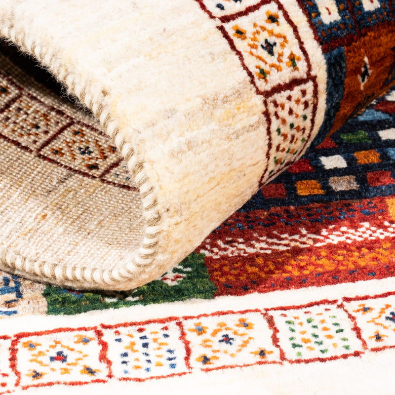 Gabbeh Teppich - Loribaft Perser - Royal - 125 x 82 cm - mehrfarbig