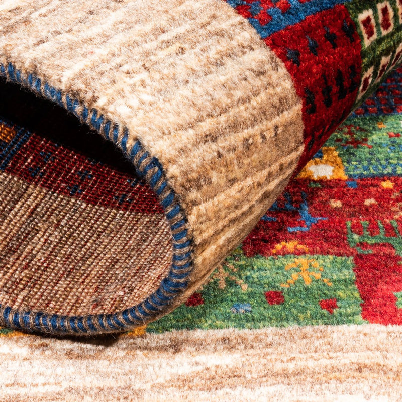 Gabbeh Teppich - Loribaft Perser - Royal - 123 x 84 cm - mehrfarbig