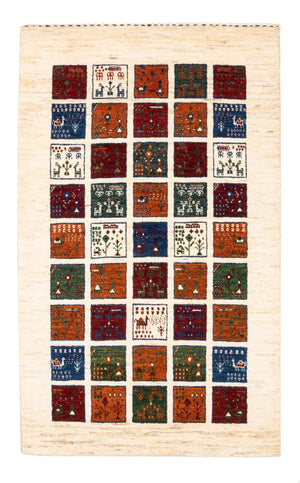 Gabbeh Teppich - Loribaft Perser - Royal - 132 x 84 cm - mehrfarbig