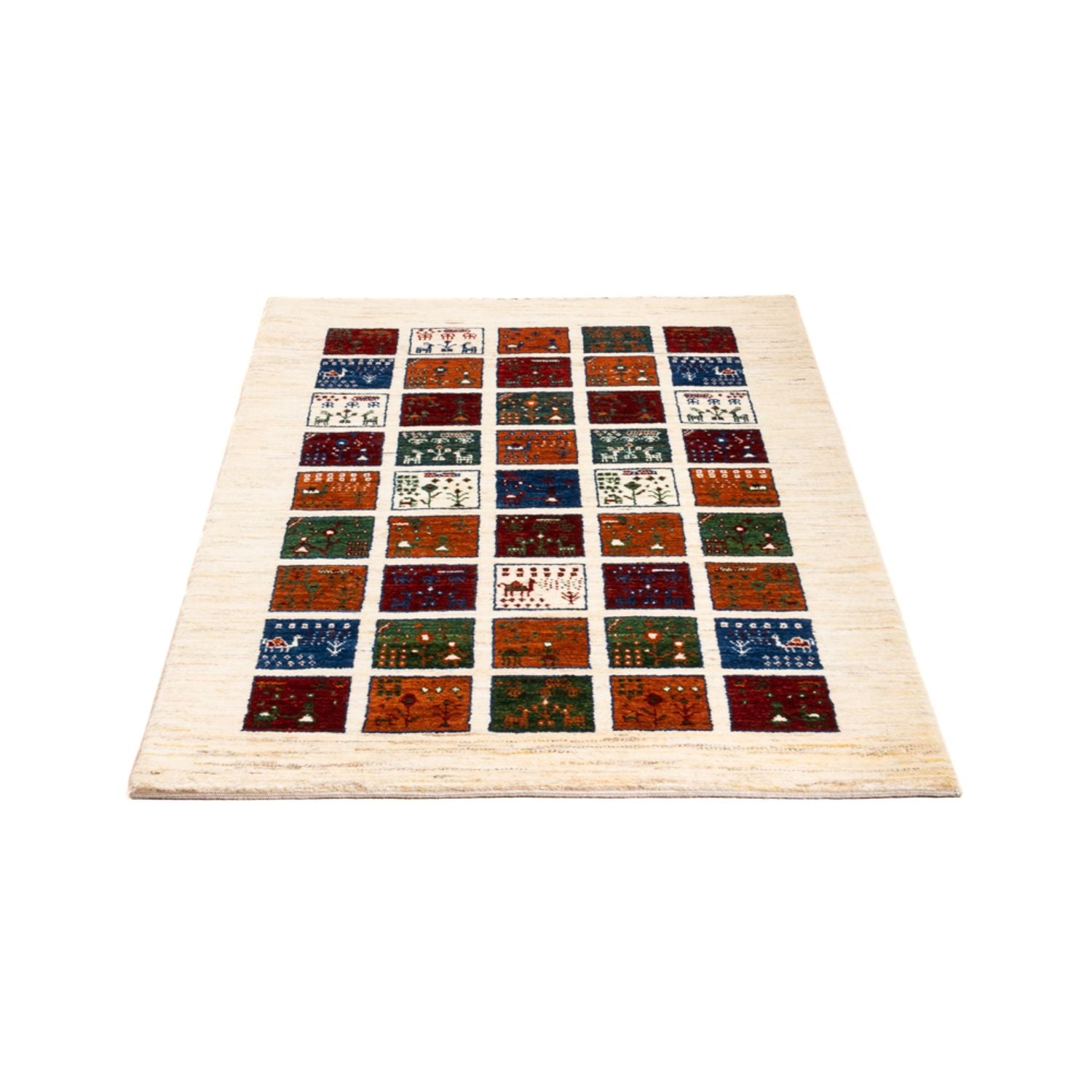 Gabbeh Teppich - Loribaft Perser - Royal - 132 x 84 cm - mehrfarbig