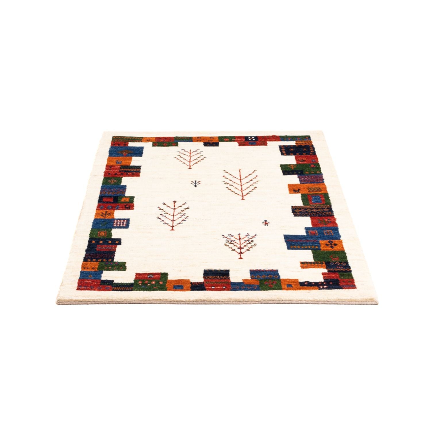 Gabbeh Teppich - Loribaft Perser - Royal - 120 x 84 cm - mehrfarbig