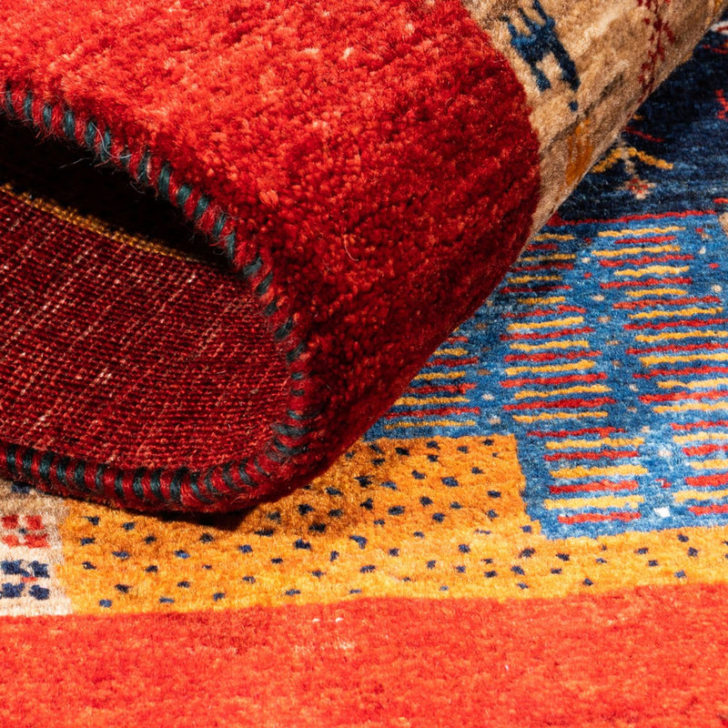 Gabbeh Teppich - Loribaft Perser - Royal - 125 x 84 cm - mehrfarbig