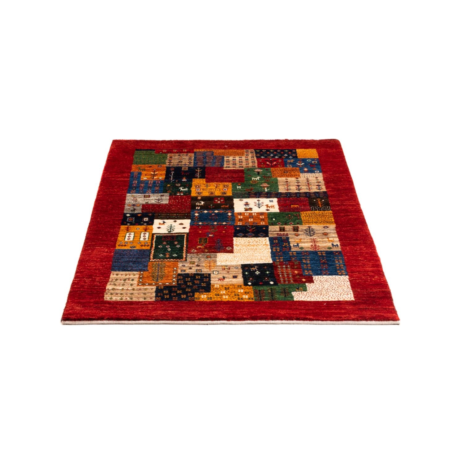 Gabbeh Teppich - Loribaft Perser - Royal - 125 x 84 cm - mehrfarbig