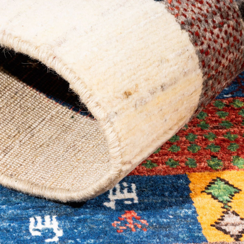 Gabbeh Teppich - Loribaft Perser - Royal - 131 x 84 cm - mehrfarbig
