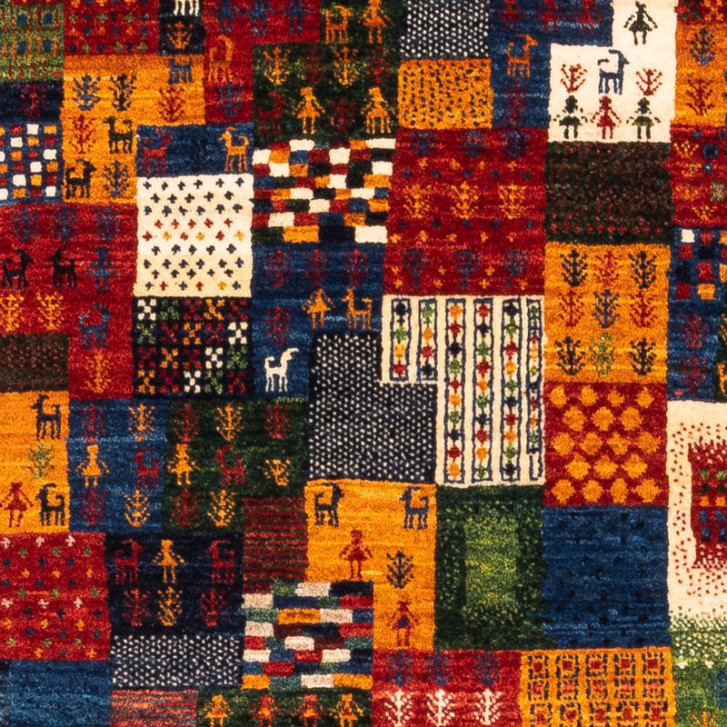 Gabbeh Teppich - Loribaft Perser - Royal - 134 x 88 cm - mehrfarbig