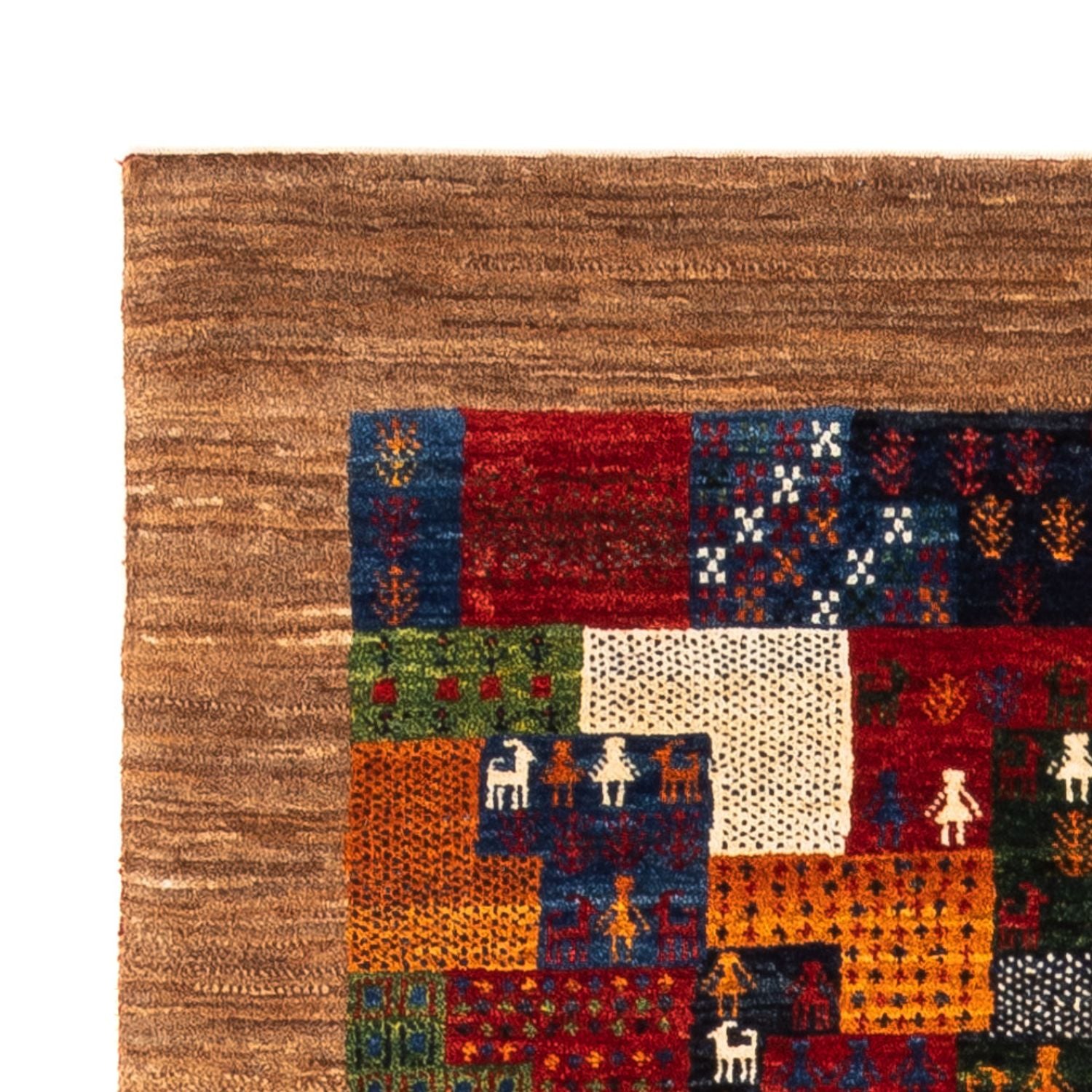Gabbeh Teppich - Loribaft Perser - Royal - 134 x 88 cm - mehrfarbig