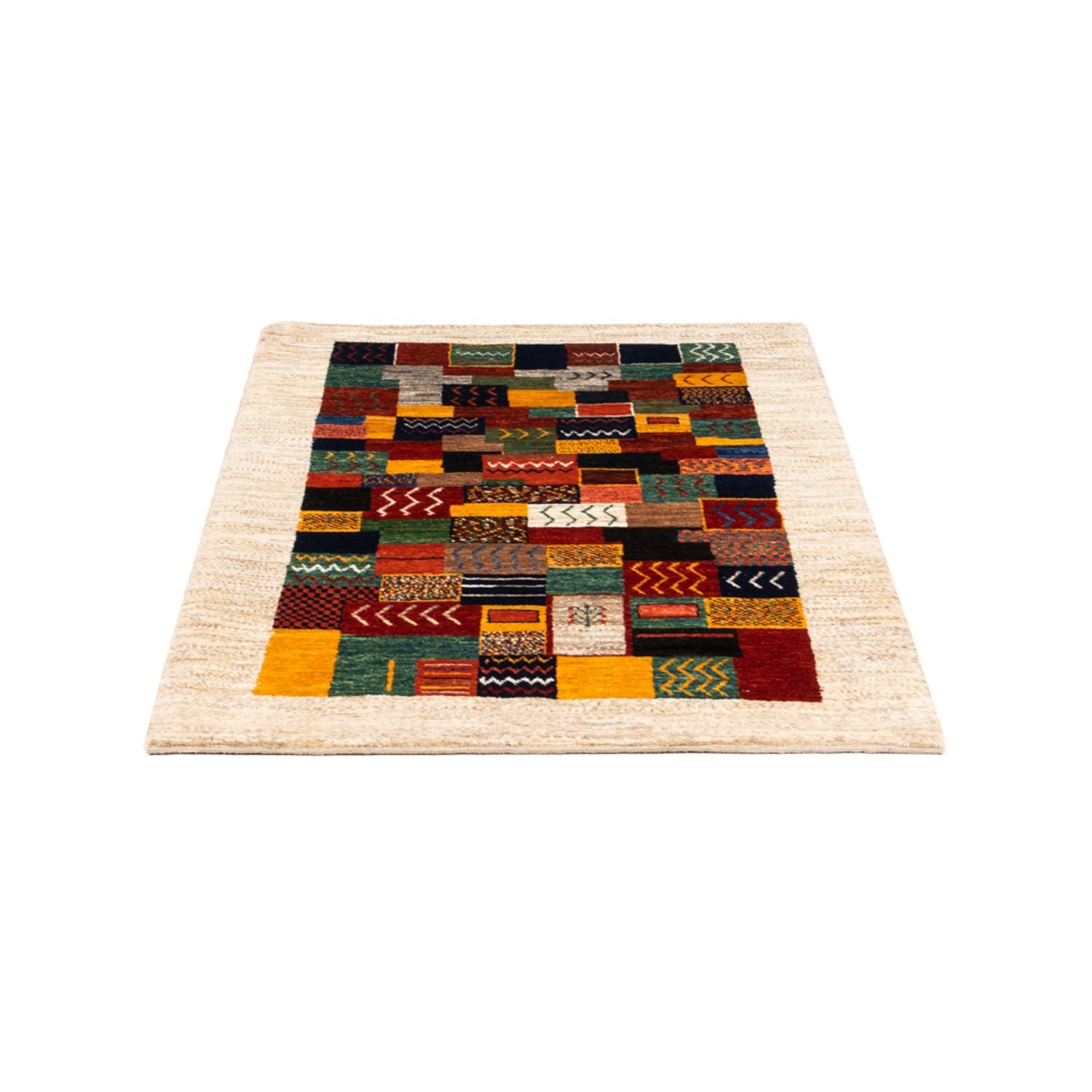 Gabbeh Teppich - Loribaft Perser - Royal - 114 x 85 cm - mehrfarbig