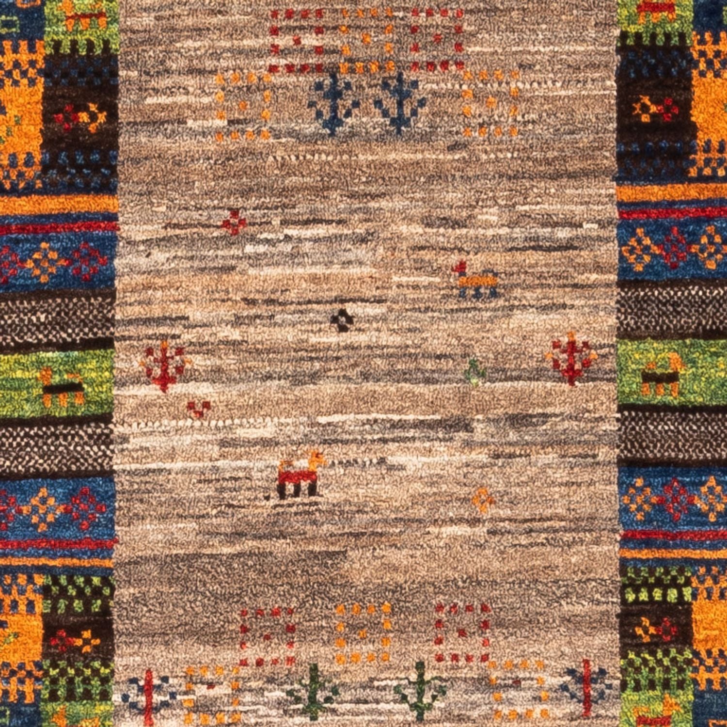 Gabbeh Teppich - Loribaft Perser - Royal - 128 x 80 cm - mehrfarbig