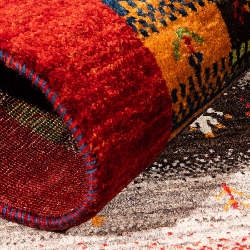 Gabbeh Teppich - Loribaft Perser - Royal - 128 x 80 cm - mehrfarbig