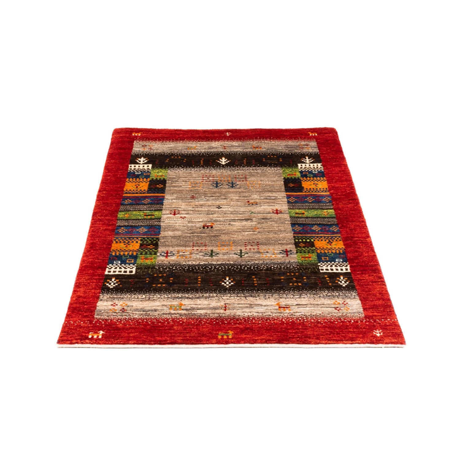 Gabbeh Teppich - Loribaft Perser - Royal - 128 x 80 cm - mehrfarbig