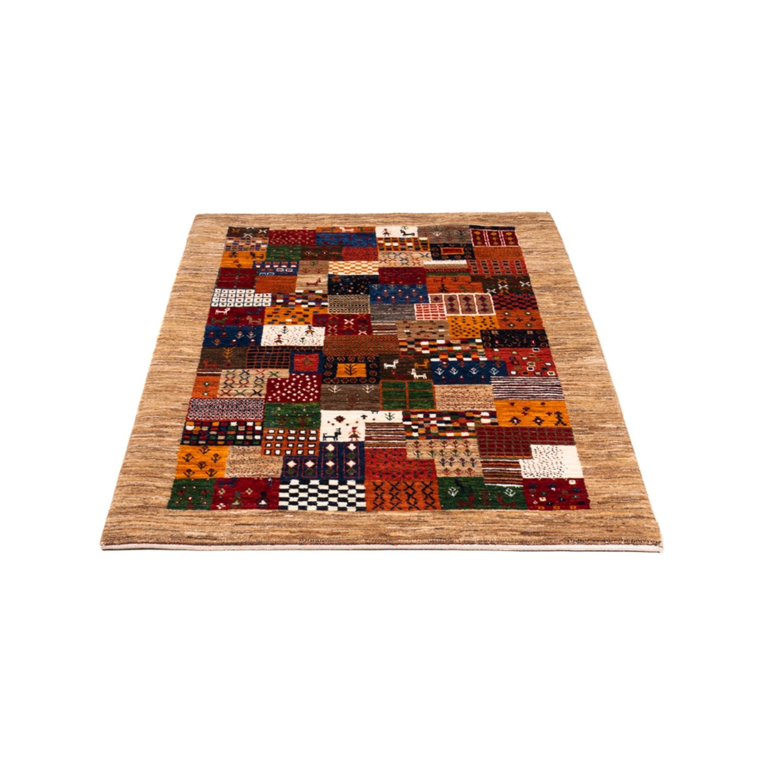 Gabbeh Teppich - Loribaft Perser - Royal - 145 x 89 cm - mehrfarbig