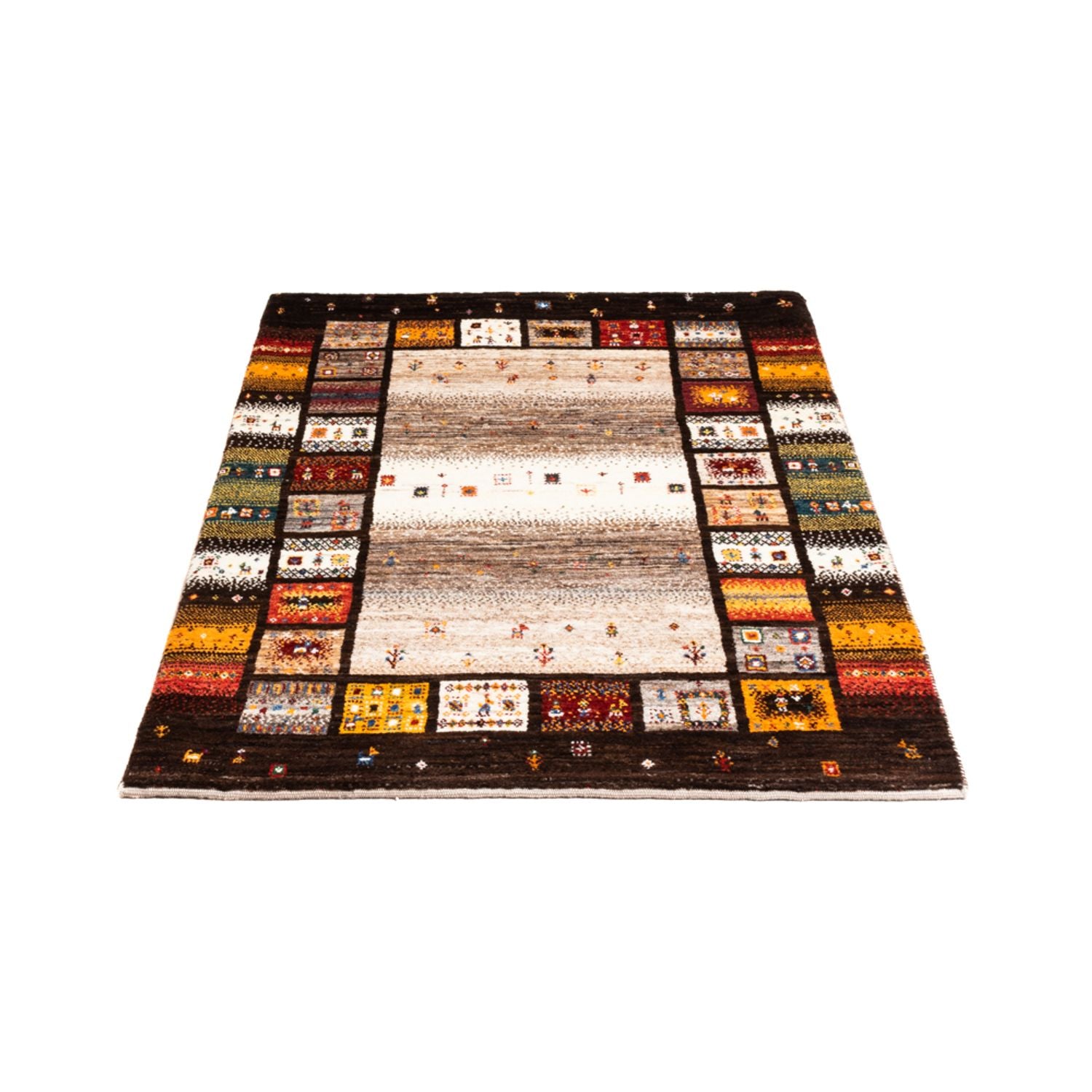 Gabbeh Teppich - Loribaft Perser - Royal - 136 x 87 cm - mehrfarbig